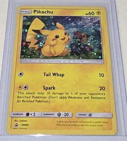 2017 POKEMON SM BLACK STAR PROMO GENERAL MILLS 2017 #SM86 PIKACHU-HOLO - Image 1