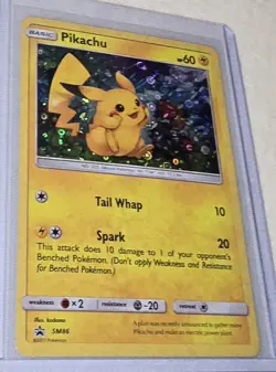 2017 POKEMON SM BLACK STAR PROMO GENERAL MILLS 2017 #SM86 PIKACHU-HOLO - Image 2