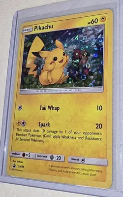 2017 POKEMON SM BLACK STAR PROMO GENERAL MILLS 2017 #SM86 PIKACHU-HOLO - Image 3