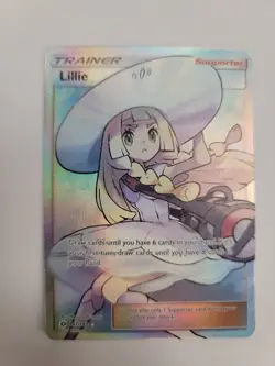 Lillie (Full Art) 147/149 Sun And Moon Base Set Holo Trainer Pokemon TCG NM - Image 1
