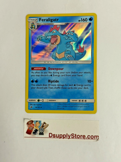 Feraligatr 24/70 Dragon Majesty Holo Pokemon FREE SHIPPING - Image 1