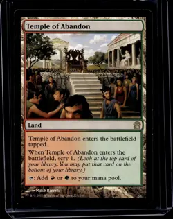 Temple of Abandon - Theros - Magic the Gathering MTG - Image 1