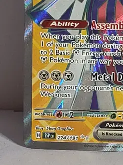 Archaludon ex 224/191 - Pokemon TCG Surging Sparks Full Art Ultra Rare NM-LP - Image 4