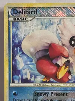 Delibird (League Promo) 39/123 Reverse Holo Vintage Pokemon TCG NM-LP - Image 2