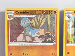 Rampardos 077/189 Holo Cranidos 76/189 Reverse Swsh10: Astral Radiance Pokemon - Image 2