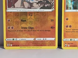 Rampardos 077/189 Holo Cranidos 76/189 Reverse Swsh10: Astral Radiance Pokemon - Image 4