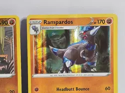 Rampardos 077/189 Holo Cranidos 76/189 Reverse Swsh10: Astral Radiance Pokemon - Image 5