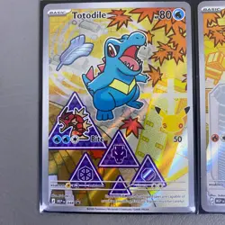 Pokemon 30th Anniversary Promo Johto Starters Totodile Cyndaquil Chikorita Set - Image 4