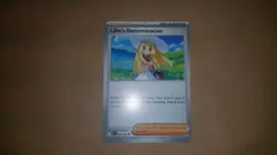 Pokemon Lillie's Determination 192/217 Ascended Heroes Alignment Miscut Print NM - Image 1