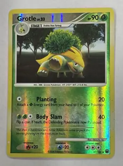Pokemon TCG Grotle 37/100 Majestic Dawn Reverse Holo | Heavily Played - Image 1