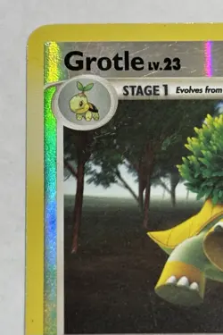 Pokemon TCG Grotle 37/100 Majestic Dawn Reverse Holo | Heavily Played - Image 3