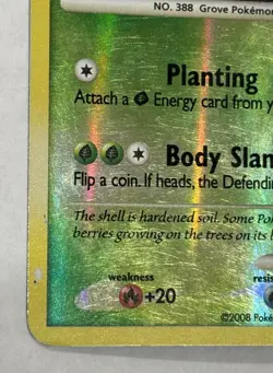 Pokemon TCG Grotle 37/100 Majestic Dawn Reverse Holo | Heavily Played - Image 5