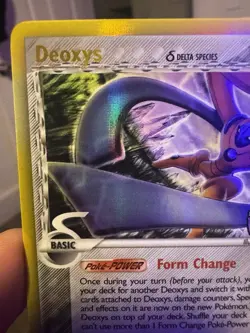 Pokemon TCG Deoxys Delta Species 4/110 EX Holon Phantoms Reverse Holo Rare 2006 - Image 2