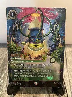 Alien True Believer Enchanted Disney Lorcana Wilds Unknown 229/204 English - Image 1