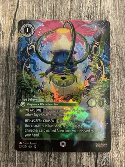 Alien True Believer Enchanted Disney Lorcana Wilds Unknown 229/204 English - Image 3