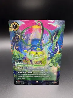 Alien - True Believer 229/204 Disney Lorcana Enchanted Wilds Unknown English - Image 1