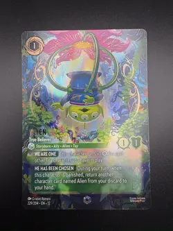 Alien - True Believer 229/204 Disney Lorcana Enchanted Wilds Unknown English - Image 2
