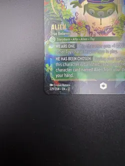 Alien - True Believer 229/204 Disney Lorcana Enchanted Wilds Unknown English - Image 3