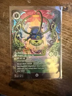 Alien - True Believer 229/204 Enchanted Wilds Unknown Disney Lorcana Card Eng - Image 1