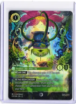 Alien - True Believer 229/204 Enchanted Disney Lorcana Wilds Unknown - Image 1