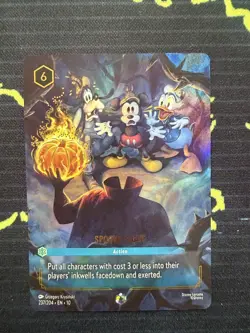 Disney Lorcana First Chapter Spooky Sight Enchanted Holo 237/204 English - Image 3