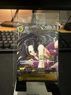 One Piece Card Game Boa Hancock Pre-Release Event Winner P-115 Near Mint Sealed - Image 1