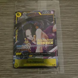 One Piece Card Game Boa Hancock Pre-Release Event Winner P-115 Near Mint Sealed - Image 1