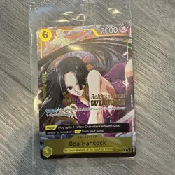 One Piece Card Game Boa Hancock Pre-Release Event Winner P-115 Near Mint Sealed - Image 1