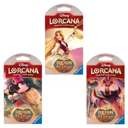 Disney Lorcana: Reign of Jafar Sleeved Booster Case Sealed Case (48 Packs) - Image 1