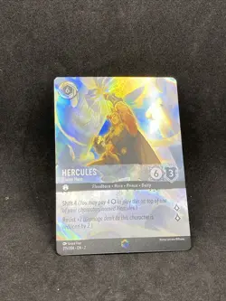 Hercules Enchanted Disney Lorcana Rise of the Floodborn 215/204 Near Mint - Image 3