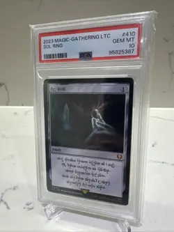 MTG Lord Of The Rings #410 Human Sol Ring Graded PSA 10 Gem Mint! - Image 2