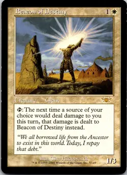 Beacon of Destiny [Legions] Magic MTG Rare Never Played NP 2003 - Image 1