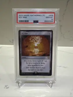 MTG Elven Sol Ring #408 Non Foil (Very Rare Limited to 3000) PSA 10! Gem Mint - Image 1