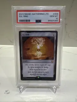 MTG Elven Sol Ring #408 Non Foil (Very Rare Limited to 3000) PSA 10! Gem Mint - Image 2