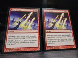 MTG Mana Geyser x2 - Conspiracy - Lightly Played - Image 1