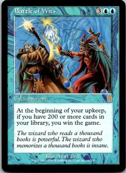 Battle of Wits [Odyssey] Magic MTG Rare 2001 Never Played NP - Image 3
