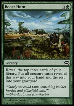 Beast Hunt - Light Play MTG Planechase - Image 1