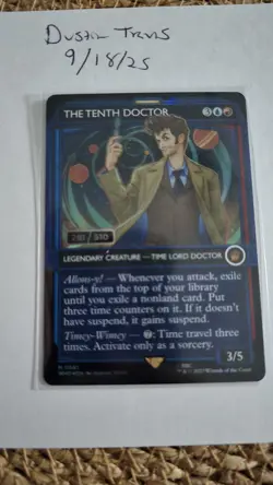 The Tenth Doctor (Serial 281/510) FOIL #24 Universes Beyond: Doctor Who MTG - Image 1