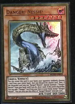 Danger! Nessie! - MGED-EN019 - Premium Gold Rare - 1st Edition - Yugioh - Image 1
