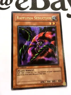 YUGIOH - SOD-EN020 - RAFFLESIA SEDUCTION - 1ST EDITION - ULTIMATE RARE - Image 2