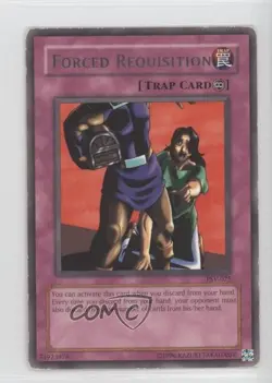 Forced Requisition (R) Unlimited YuGiOh Pharaoh's Servant #PSV-025 2002 READ - Image 1