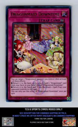 Battles of Legend: Monster Mayhem Yugioh #BLMM-EN068 Dragonmaid Downtime NM+ - Image 1