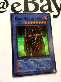 YUGIOH - DCR-082 - DARK MASTER - ZORC - 1ST EDITION - SUPER RARE - NEAR MINT - Image 2