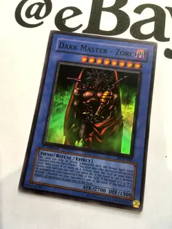 YUGIOH - DCR-082 - DARK MASTER - ZORC - 1ST EDITION - SUPER RARE - NEAR MINT - Image 3
