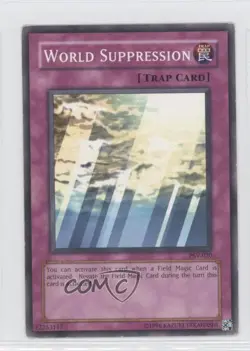 World Suppression Unlimited YuGiOh Pharaoh's Servant #PSV-020 2002 READ - Image 1