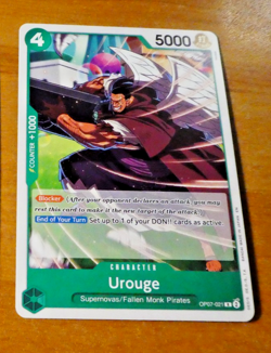 ONE PIECE ENGLISH CARD GAME CARD UROUGE OP07-021 R ST EN MINT - Image 1