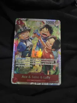 Ace & Sabo & Luffy OP13-007 Carrying On His Will Foil - Image 1
