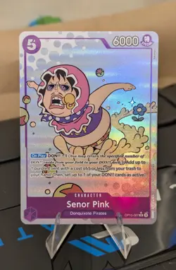 Senor Pink OP10-067 (Alt Art) R Royal Blood One Piece TCG - English NM - Image 1