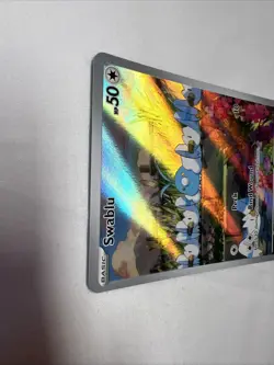 Pokemon TCG - Swablu - Paradox Rift 213/182 Illustration Rare Full Art Holo - Image 5