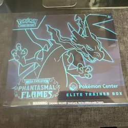 Pokemon TCG Phantasmal Flames Pokemon Center ETB Elite Trainer Box - New Sealed - Image 1